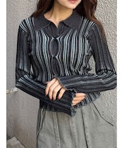 フロントピンチニット