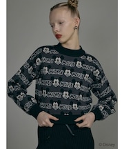 【ミッキーマウス】ジャガードニット