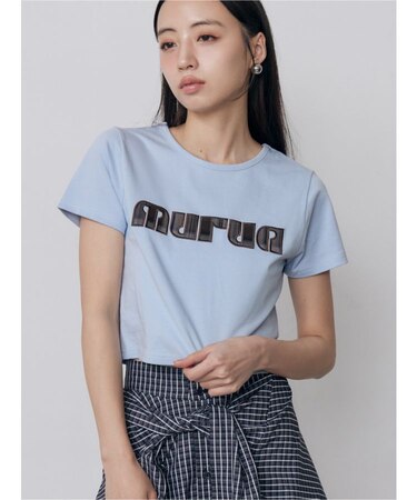 パターンロゴパッチTシャツ