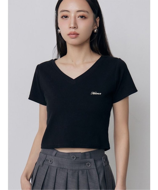ライティングロゴプレートTシャツ