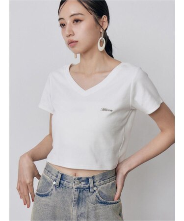 ライティングロゴプレートTシャツ