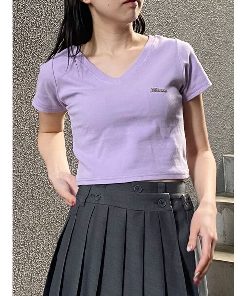 ライティングロゴプレートTシャツ