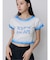 シャドウクロップドTシャツ