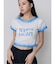 シャドウクロップドTシャツ