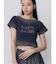 シャドウクロップドTシャツ
