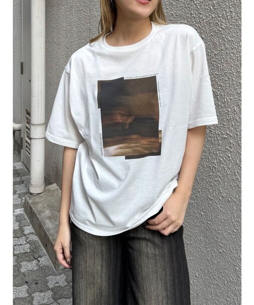 プリントオーバーTシャツ