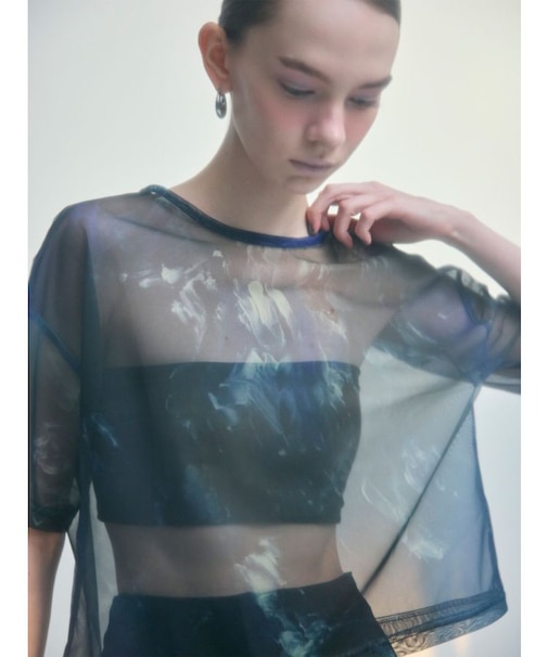 【LIA KIMURA×MURUA】シアーTシャツ
