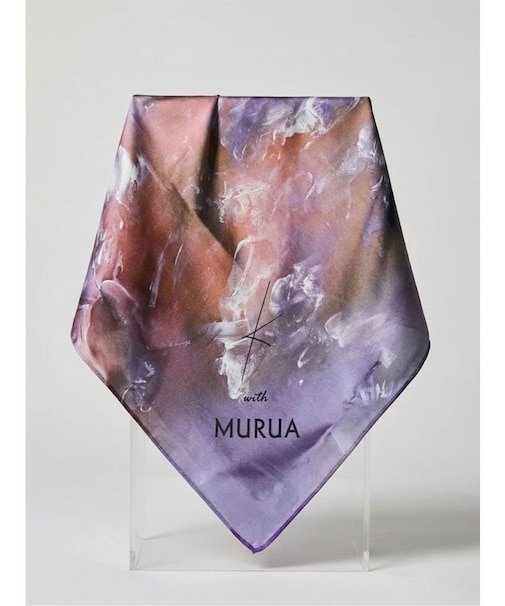 【LIA KIMURA×MURUA】サテンスカーフ
