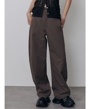ベーシックバレルレッグパンツ