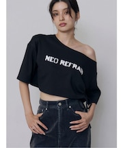 ワンショルロゴワイドTシャツ