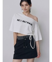 ワンショルロゴワイドTシャツ