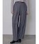 サイドタックベルトワイドパンツ