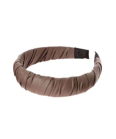 フェイクレザースマートカチューシャ