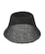 モノトーンアミアミバケットハット