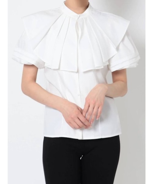 プリーツ付け襟