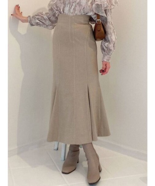 ステッチラインマーメイドスカート