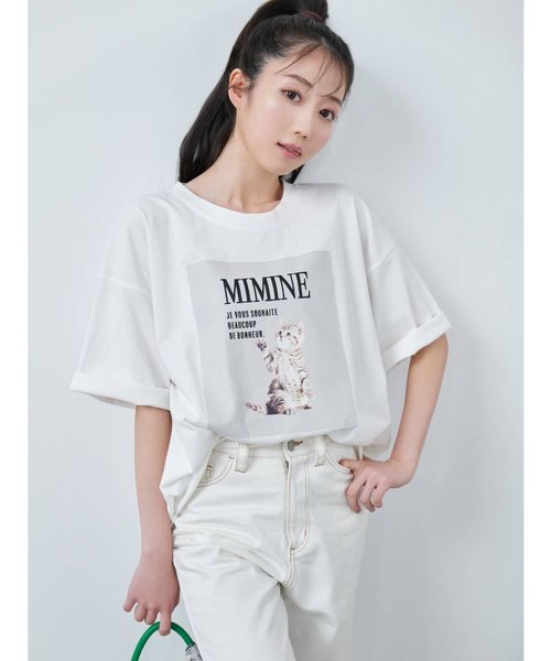 大谷映美里コラボ】キャットアートビッグTシャツ｜ダズリンの通販｜&mall（アンドモール）三井ショッピングパーク公式通販