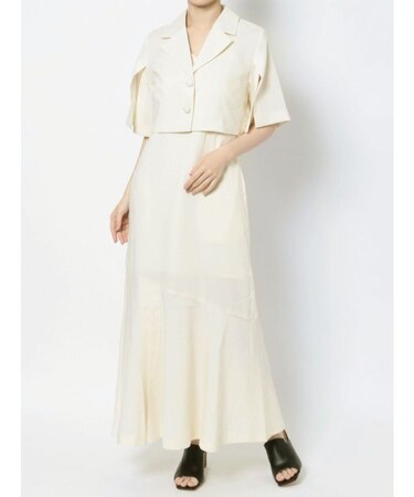 ショートコンビシャツ2ピースワンピース