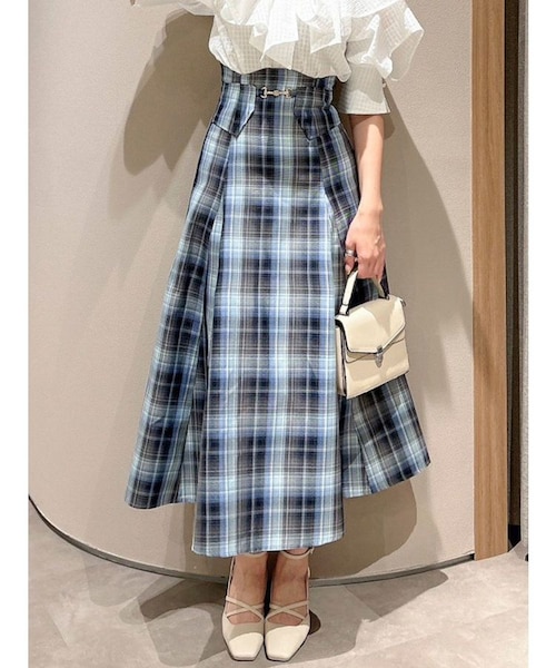 pium コルセットボリュームフリルスカート ブラック×ピンク コルセットボリュームフリルスカート – pium