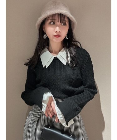 ダブルカラーケーブルドッキングトップス