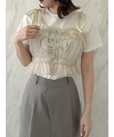 2wayチュールビスチェ