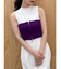 ダブルジップリブニットビスチェ
