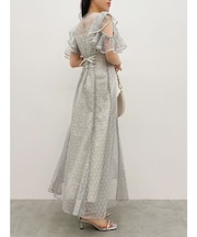 2WAYスリーブバリエーションレースドレス