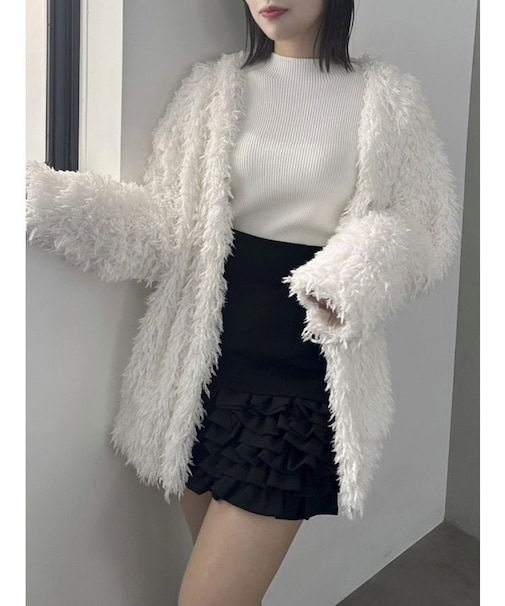 フラッフィボリュームカーディガン