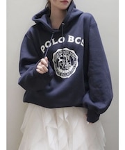 【POLO BCS コラボ】プリントロゴ裏起毛フーディー