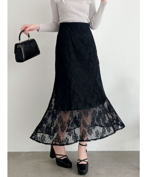 レースマーメイドスカート