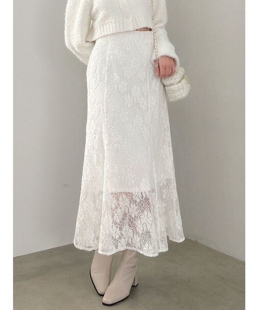 レースマーメイドスカート