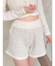 【SETUP】ツイードライクニットパンツ※セットアップ対応