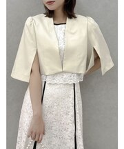 ノーカラーボレロジャケット