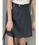 【セットアップ対応】レイヤーハイウエストミニスカート