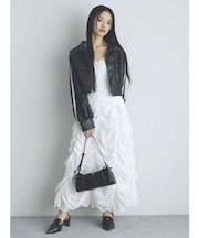 ギャザーリボンワンピース