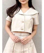 【セットアップ対応】セーラーカラージャケット