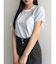 リボンスリーブロゴTシャツ