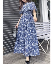 【復刻】Watercolorflowerワンピース