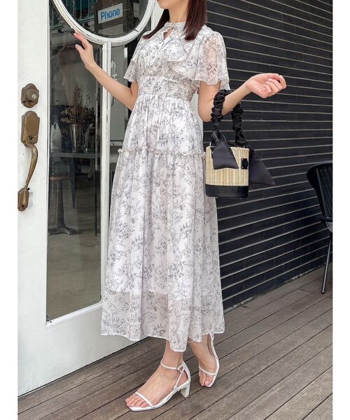 dazzlin　watercolorflowerワンピース 復刻】Watercolorflowerワンピース｜ダズリンの通販｜&mall