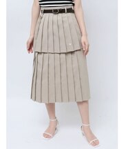 【POLO BCSコラボ/再生産】レイヤードプリーツミディスカート