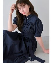 【POLO BCSコラボ/再生産】コルセットスウィッチングシャツワンピース