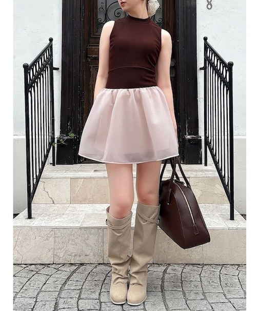 ローライズボンディングワンピース