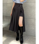 パンツレイヤードプリーツスカート