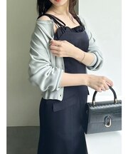 プレートシンプルカーディガン