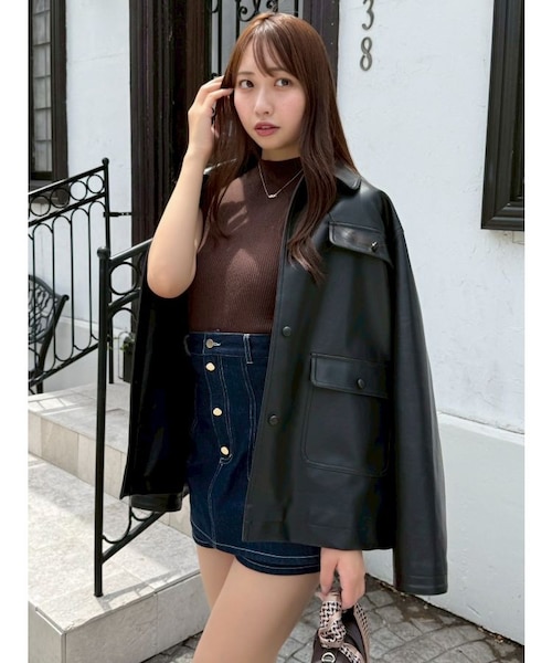 ステンカラーメタルボタンジャケット｜スナイデルの通販｜&mall