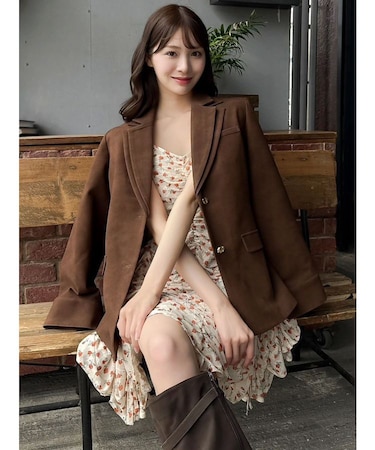 【セットアップ対応】ダブルカラーテーラージャケット