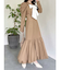 バルーンチェックワンピース