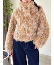 【WEB限定カラーあり】カールエコファーブルゾン