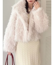 【WEB限定カラーあり】カールエコファーブルゾン