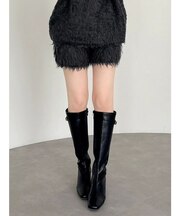 カールニットショートパンツ